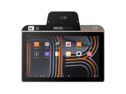 D3 mini - Touchsystem, 10.1 Widescreen Display, Preisanzeige, 58mm Bondrucker, Android 13, NFC, 4G, Akku